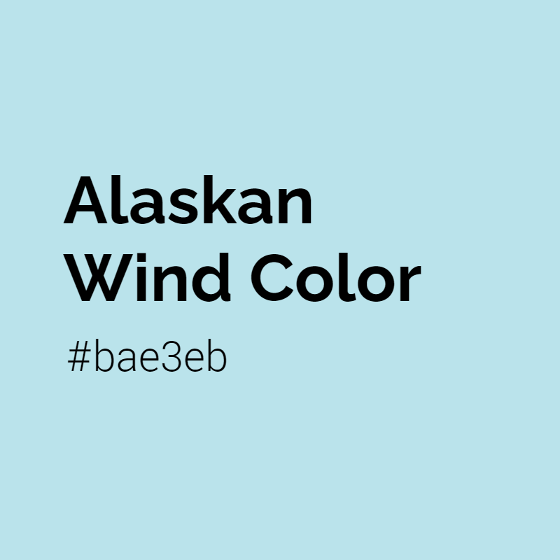Alaskan Wind color #bae3eb A Warm Color with Blue hue! 
 Tag your work with #crispedge 
 crispedge.com/color/bae3eb/ 
 #WarmColor #WarmBlueColor #Blue #Bluecolor #AlaskanWind #Alaskan #Wind #color #colorful #colorlove #colorname #colorinspiration
