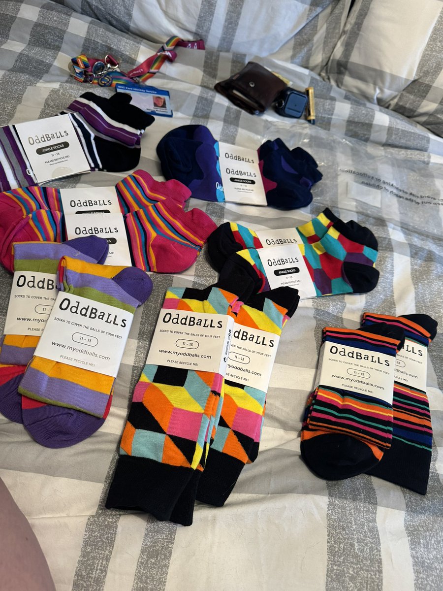 Hey <a href="/myoddballs/">OddBalls</a> I love your underwear hence my £160 order! Imagine my disappointment when I received 16 pairs of socks in only 8 designs! I have two pairs of every one! Did the picking go wrong with your “mystery boxes”