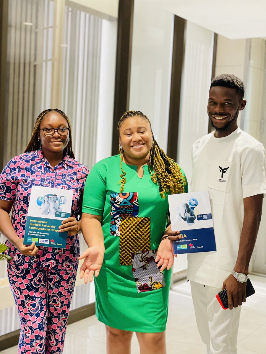 fredmindtaxidi's tweet photo. The Regional Recruitment Manager, Africa of International Business University, Toronto, Canada 

Visited us today to reiterate their commitment towards efficient Study in Canada

We are committed to making the process seamless and hassle free 

#studyincanada🇨🇦🇨🇦🇨🇦  #admission https://t.co/eoa9Rontmo