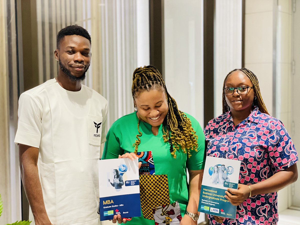 fredmindtaxidi's tweet photo. The Regional Recruitment Manager, Africa of International Business University, Toronto, Canada 

Visited us today to reiterate their commitment towards efficient Study in Canada

We are committed to making the process seamless and hassle free 

#studyincanada🇨🇦🇨🇦🇨🇦  #admission https://t.co/eoa9Rontmo