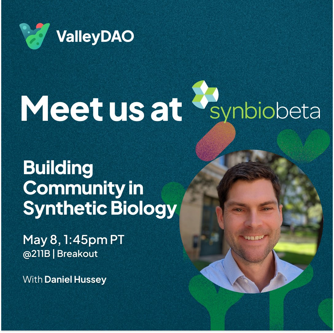 Hey $GROW-migos, attending @SynBioBeta today? Come meet us later in our break out room - we've got @DNAhussey on the scene!🌱🧬