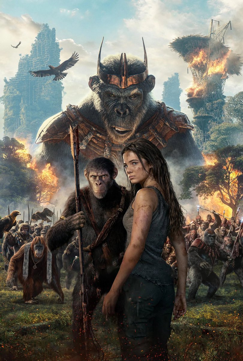 #KingdomOfThePlanetOfTheApes debuts to 84% on Rotten Tomatoes — based on 43 reviews 🍅