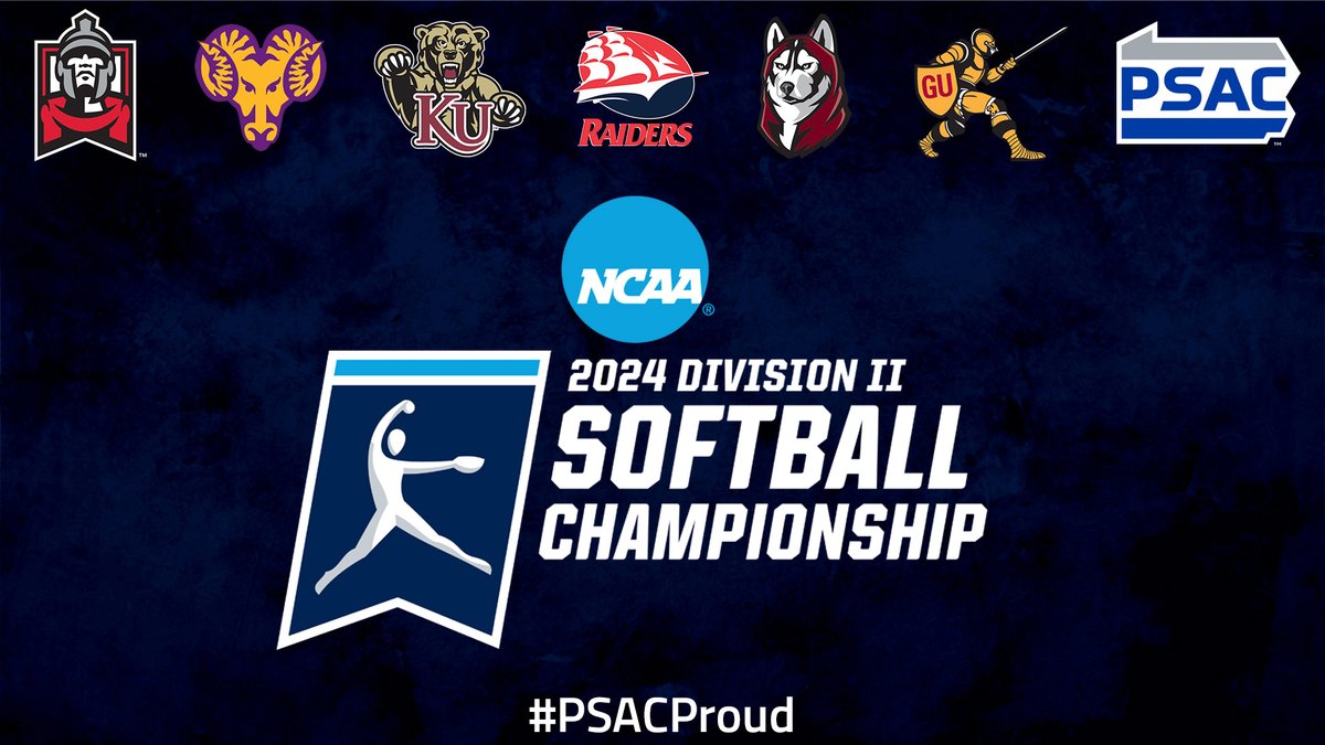 SOFTBALL: The Atlantic Regional of the 2024 NCAA Division II Softball Championship begins today at East Stroudsburg! 11 AM: @ESUWarriors v. Bowie State 📺bit.ly/4dzQDBh 1:30 PM: @KUGoldenBears v. @ShipURaiders 📺bit.ly/3UOA7Ga Stats: bit.ly/3US3h72