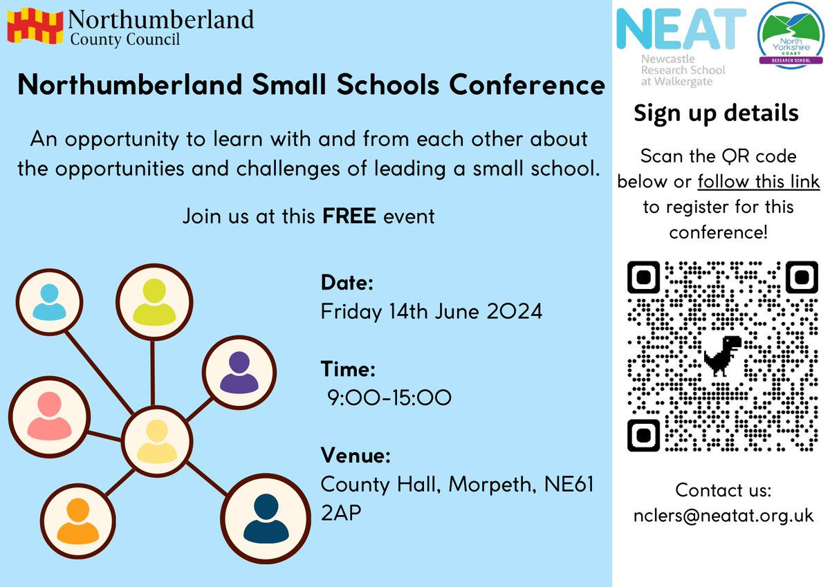 📣Small Schools Conference Really excited to be collaborating with @N_landCouncil and @NYCResearchSch around opportunities and challenges within small school. Look forward to seeing you there. ⬇️