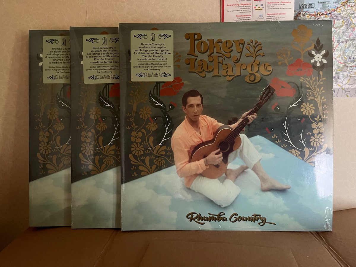 VDPRecords's tweet image. Just Arrived .. Ltd Indie Excl Color Pokey Lafarge -Rumba Country : Info &amp;amp; Orders : vdp-records.be/index.php...