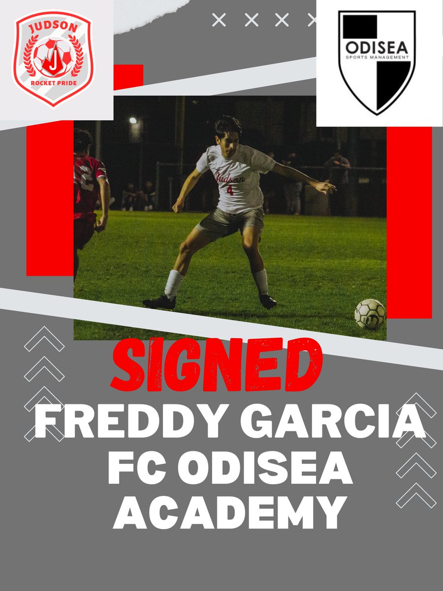 Congratulations to our very own Freddy Garcia! He will continue his soccer career and studies at FC Odisea Academy in Spain. He is going to learn a lot and is going to represent us well!  <a href="/JISDRocketPride/">Judson High School</a> <a href="/JISD_ATHLETICS/">Judson ISD Athletics</a> @JudsonAthletics