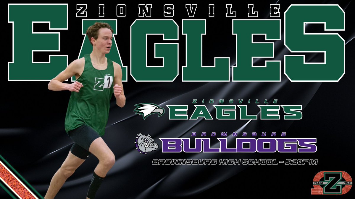 🏃‍♀️🏃‍♂️ TRACK AND FIELD 🏃‍♂️🏃‍♀️ Good luck to @zchstf as they battle @HoosierCConf foe @bhsdogs today at Brownsburg High School! All of the action begins at 5:30PM. GO EAGLES!!! 🎟️ public.eventlink.com/tickets?t=72729