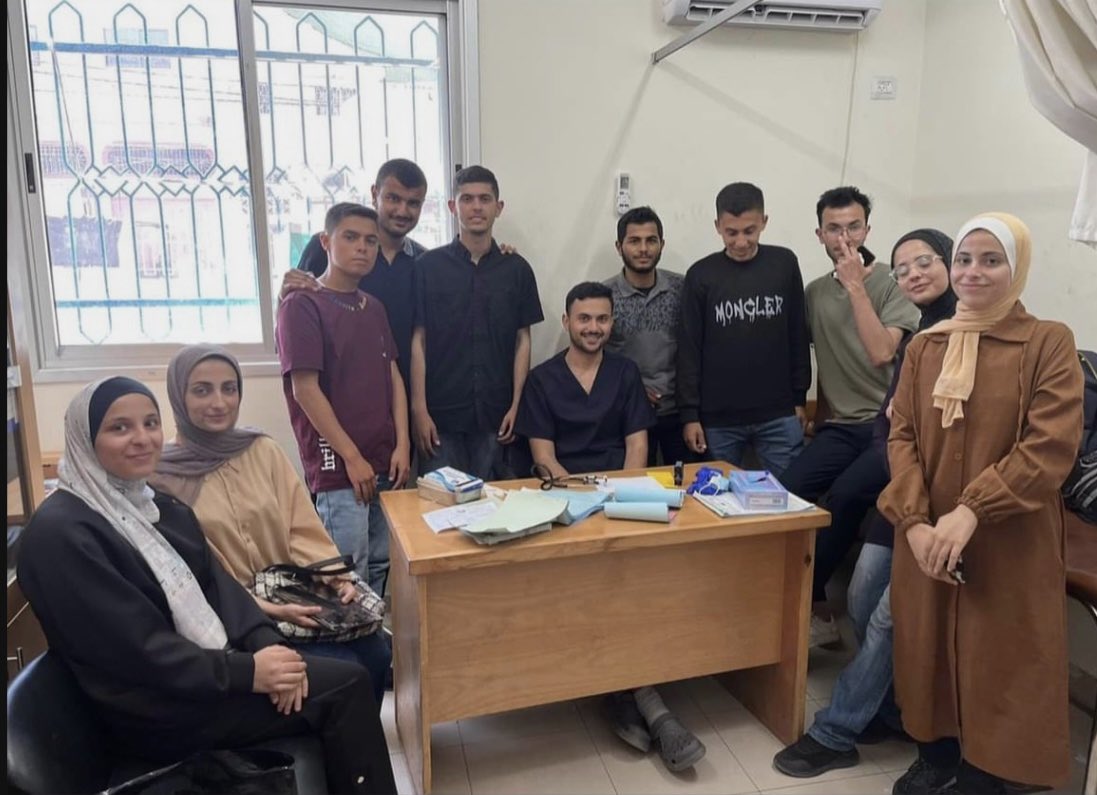 Medical students in Gaza continue their medical rotations in spite of war.