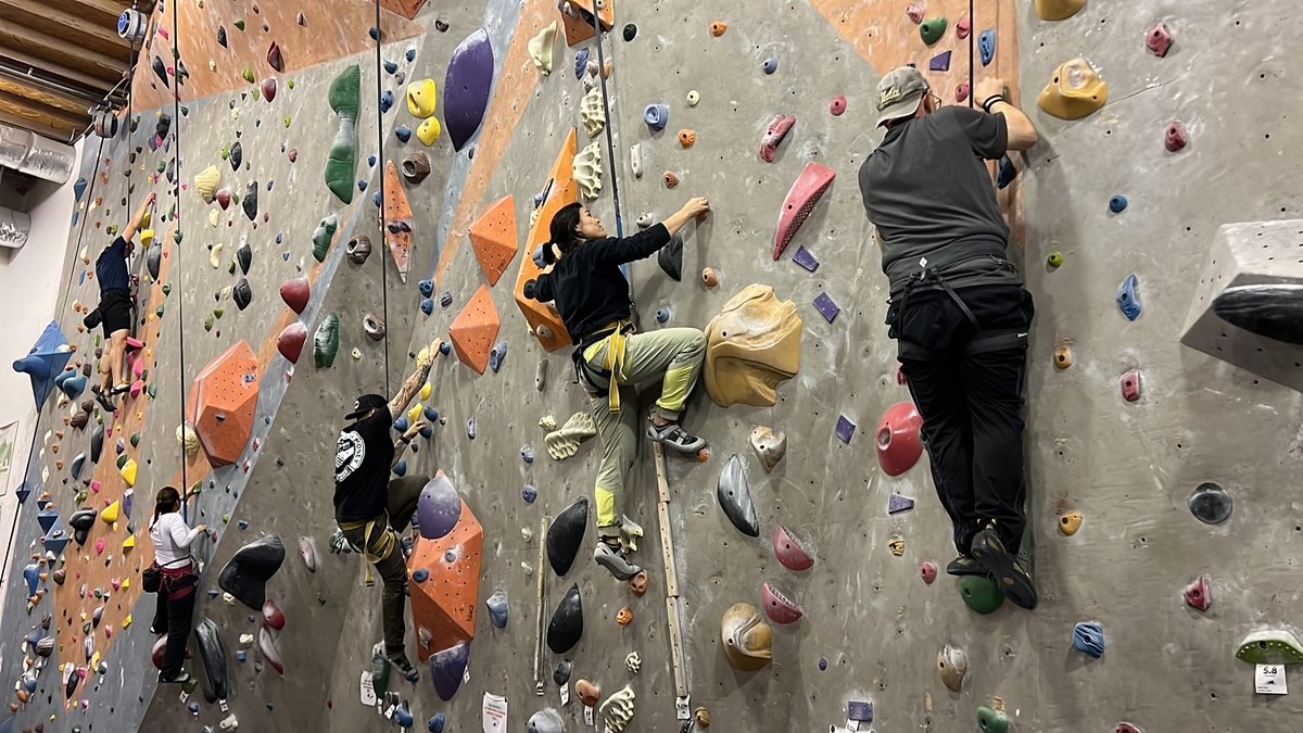Last night, our team training officer took our newest batch of trainees to an indoor climbing gym. We worked on basic climbing skills, techniques, and styles. Several of our trainees had experience on rock and it showed.

This training is an introduction to prepare them for their