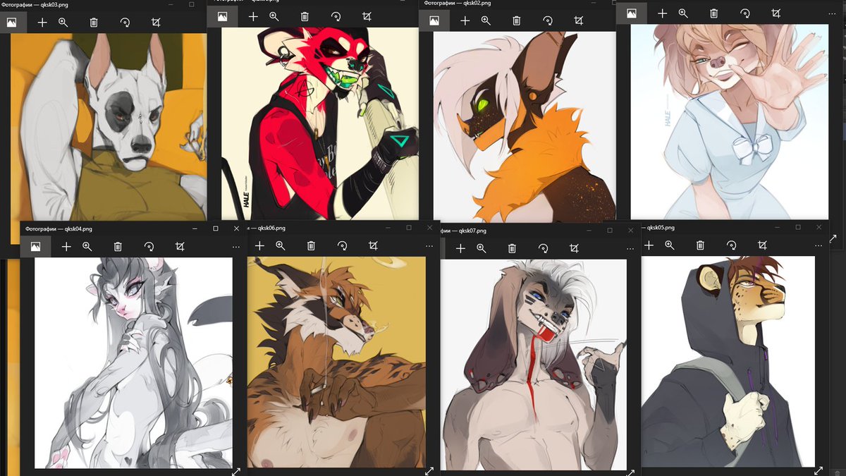 not-so-sneak peek - quick art freedom sketches all together