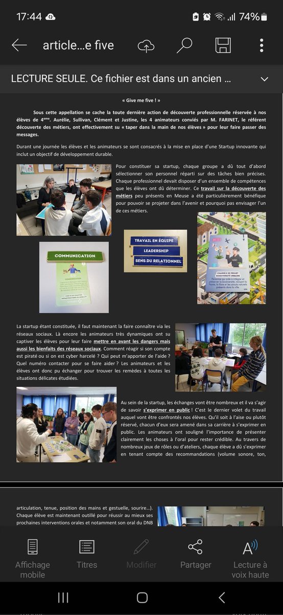 Collège Émilie du Châtelet tweet media