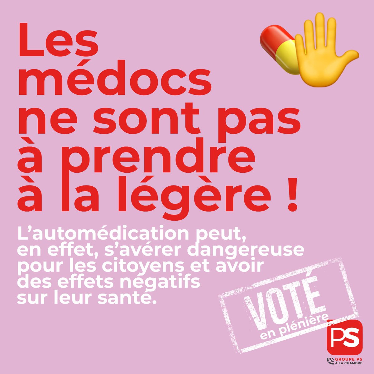 pslachambre's tweet photo. 🔴 La #propositionPS qui vise à mieux encadrer et accompagner l’automédication a été adoptée en séance plénière. Pour @ZanchettaPS: "Se soigner seul peut parfois être dangereux. Grâce à notre proposition, l’automédication sera désormais mieux encadrée" #LaChambre 1/3 https://t.co/8dky908KVW