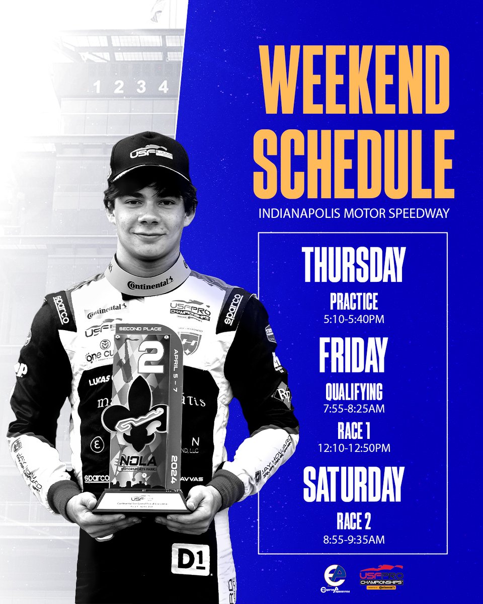 We're back at @ims this weekend! 

#EvagorasPapasavvasRacing / #USF2000 / #USFPro / #FollowJHDD / #JHDD / #USFProChampionships / #Motorsports / #FeederSeries / @usfprochamps / @followjhdd