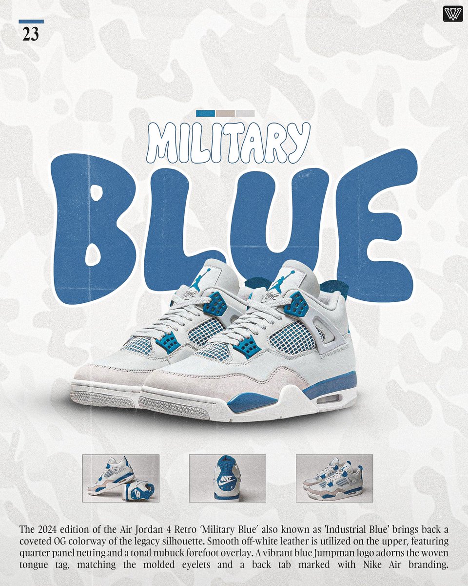 Military Blue 🔹

Photos: Sneaker Knockerz

#sneakerdesign #jordan4s #graphicdesign #GraphicDesigner