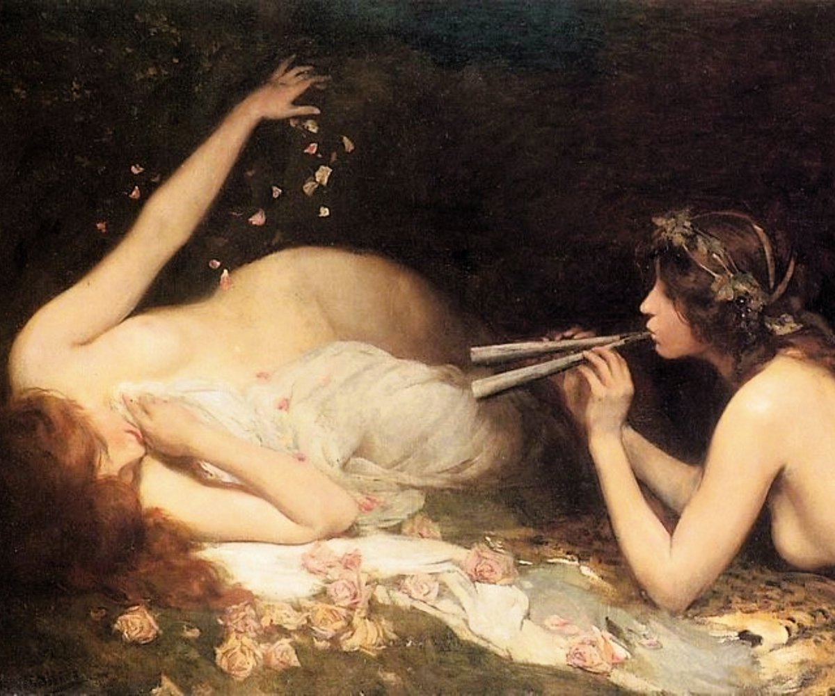 The Serenade. Leonard Raven-Hill. (1867-1942)🖌️🌹 British Painter.
