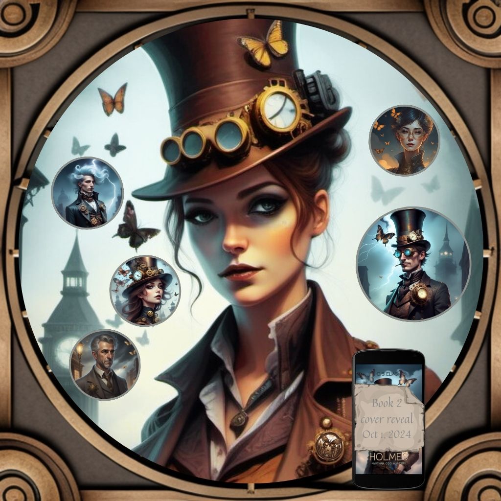 CamieElias's tweet image. New profile pic: six characters from Book 2 of #TheOtherSherlockHolmes: A Series of Odd Mysteries
Book cover reveal: Oct. 1, 2024