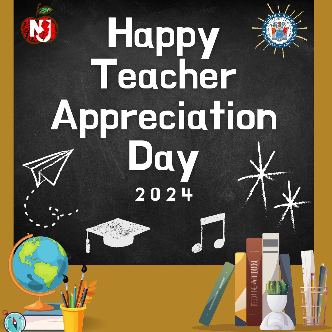 Halfway through Teacher Appreciation Week and we're still filled with gratitude! Today, let’s take a moment to reflect on the creativity and innovation of our teachers. Comment below on how a teacher sparked your creativity. #ThankATeacherNJ