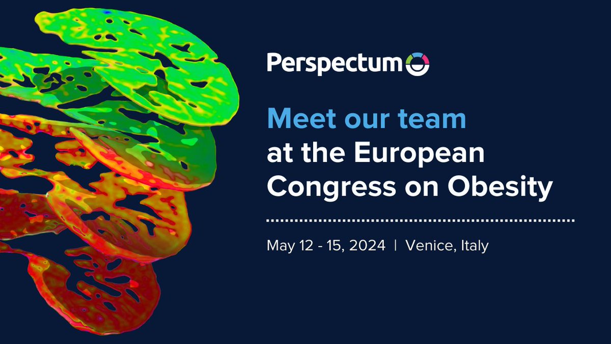 Join us at the European Congress on Obesity in May! Discover #Perspectum's insights on obesity's link to multi-organ disease and how our imaging tech is transforming detection in clinical trials. perspectum.com/for-profession… #ECO24 #obesityresearch