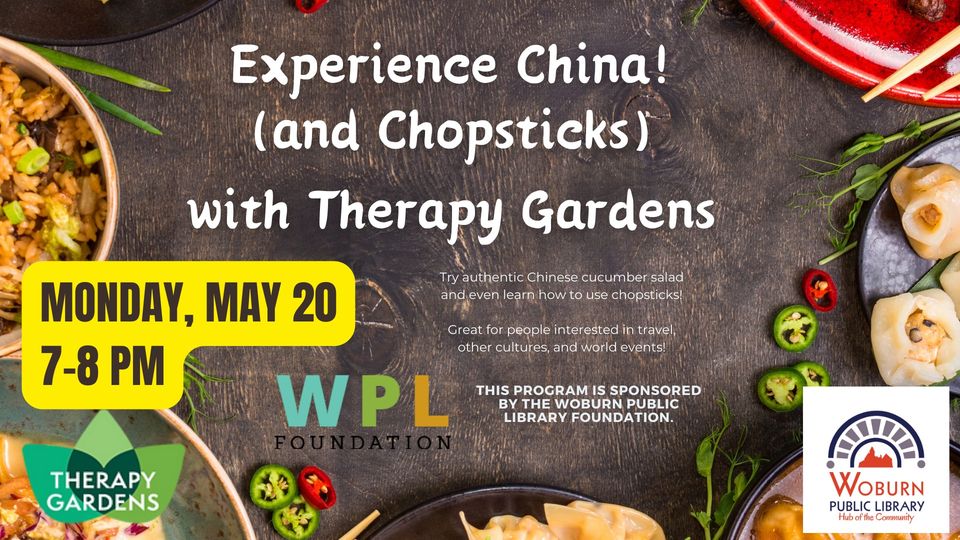 woburnlibrary's tweet image. Sign up now before it&apos;s full! wpl.pub/ExperienceChina
#AAPI #LearningCultureThroughFood #WoburnPublicLibrary