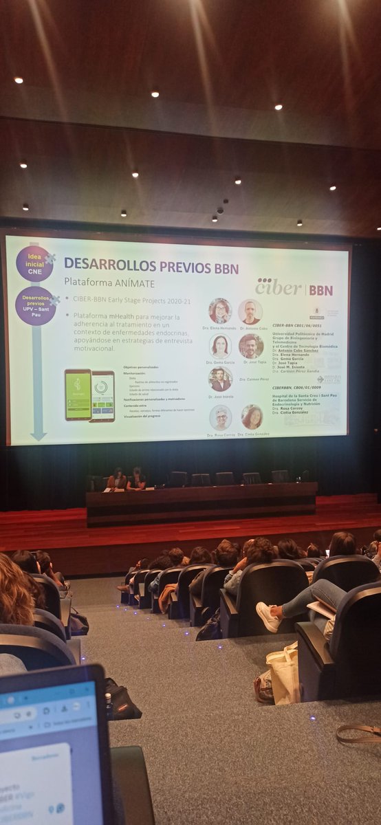 CIBER_ISCIII's tweet photo. 👩‍🔬 @Emma_RuizMoreno “La plataforma ALEVINT se trata de una estructura estandarizada y de valoración nutricional de grandes lotes de datos de dieta de estudios científicos” #Vigo #JovenCIBER #10añosCIBER #biomedicina @SomosABANCA @CIBER_ESP Y @CIBERBBN
https://t.co/kH61bzgvBw https://t.co/A0B2VSHeOP