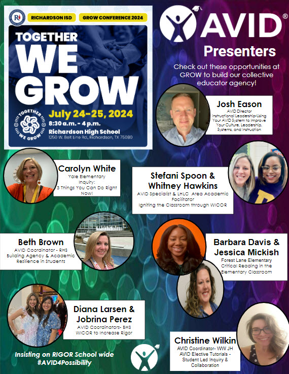 Stefani Spoon (@spoonstefani) on Twitter photo Hey #RISDGreatness, last day to register for GROW is May 10th! s.risd.org/204TogetherWeG…. Check out these AVID sessions we are offering! Can't wait to see you there!! <a href="/jeprincipal/">Josh Eason</a> <a href="/jrmickish/">Jessica</a> @wmhprolific2020 <a href="/WhiteCarolyna/">Carolyn white</a> <a href="/RHSAVIDBrown/">Elizabeth "Beth" Brown</a> <a href="/AVIDwithLarsen/">Diana Larsen</a> <a href="/msjoperez/">Ms. Perez</a> <a href="/westwoodavid/">Christine Wilkin</a> Hey #RISDGreatness, last day to register for GROW is May 10th! s.risd.org/204TogetherWeG…. Check out these AVID sessions we are offering! Can't wait to see you there!! <a href="/jeprincipal/">Josh Eason</a> <a href="/jrmickish/">Jessica</a> @wmhprolific2020 <a href="/WhiteCarolyna/">Carolyn white</a> <a href="/RHSAVIDBrown/">Elizabeth "Beth" Brown</a> <a href="/AVIDwithLarsen/">Diana Larsen</a> <a href="/msjoperez/">Ms. Perez</a> <a href="/westwoodavid/">Christine Wilkin</a>