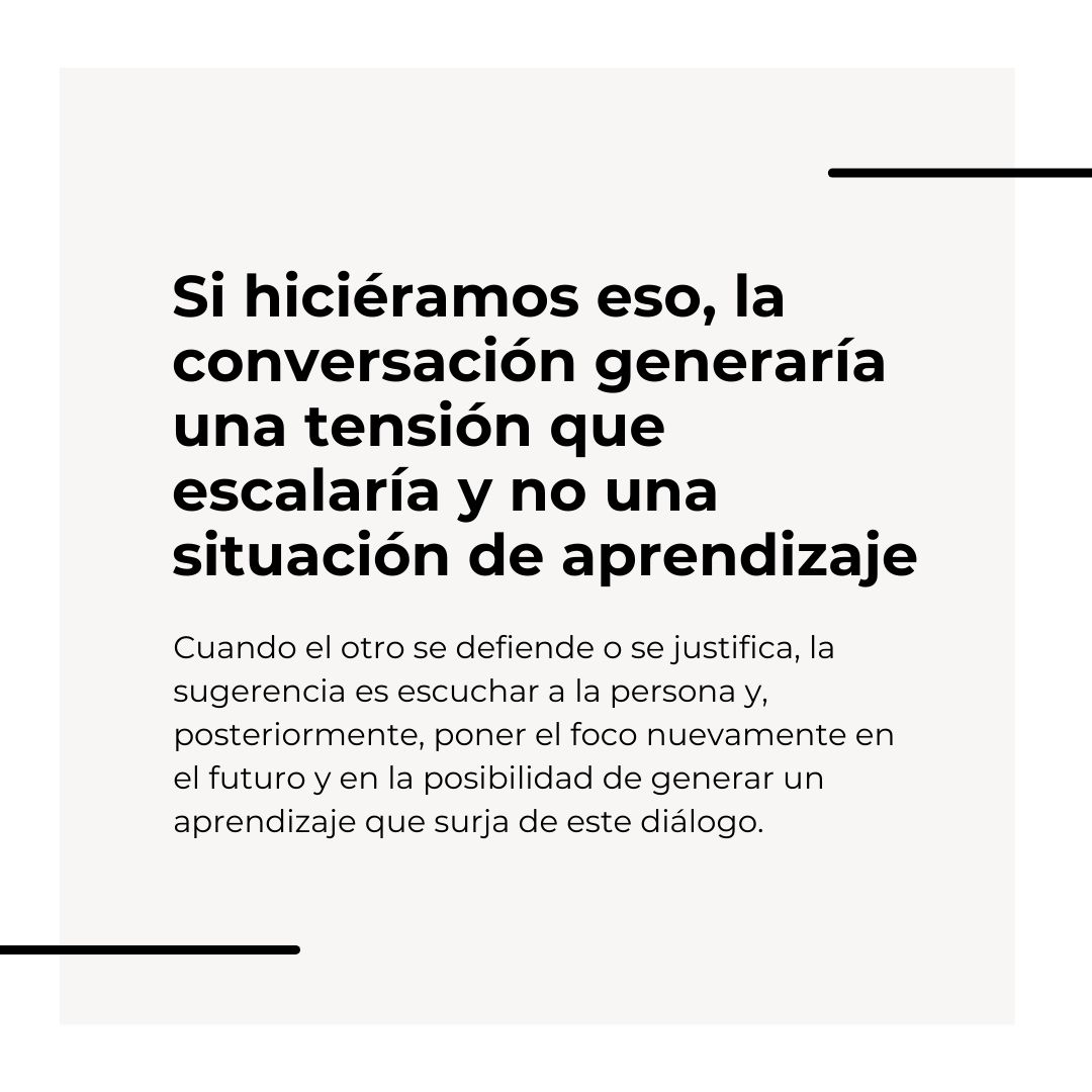 #PM4RLeadership |  En lugar de decir 'Creo que no deberías haber actuado así...'

👍 Se puede decir ¿Cómo te gustaría manejar tu próxima comunicación con este beneficiario?
➡️ Responder “no defensivamente” a justificaciones defensivas.

#PM4R  #ProjectManagement #AcademiaBID