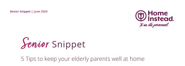 Home Instead Ruislip & Harrow who also cover #Eastcote bring you 5 tips in their latest Senior Snippet series on how to look after your parents at home tinyurl.com/2hdc33jn @TAGdrinks @Naturaal_Health @RobertCooper83 @jafvans @AndrewPearce_10 @HillingdonHour @Hillingdon