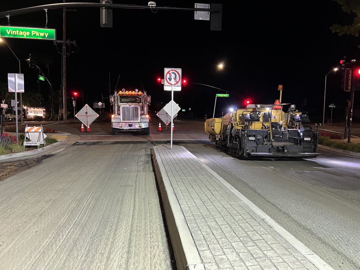 CityofOakley's tweet photo. The paving work on eastbound Main Street is complete and tonight the westbound lanes will be paved. Thank you for your patience. https://t.co/hPUDUD0wim