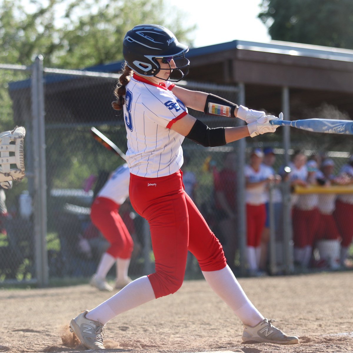 See some of the pictures from the Softball game against SB Clay. The entire gallery can be seen at johnadamsathletics.com/photos 
🥎🦅🔴⚪️🔵📸🥎