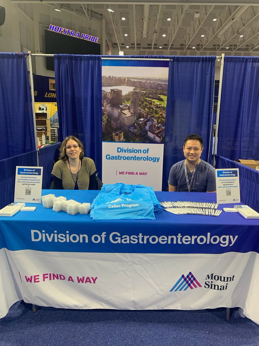 Our Mount Sinai Celiac Program booth at the Wicked Gluten Free Expo in NYC was a hit! We shared info, giveaways, and support for over 4000 attendees, aiming to improve healthcare access for those with #Celiac disease. #CeliacAwareness @DOMSinaiNYC #WickedGlutenFreeExpo #Gluten