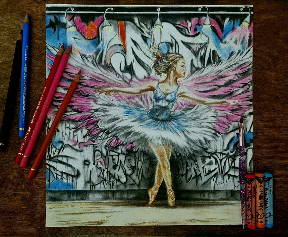 Hi #NFTCommunity ❤️
New physical graffiti on <a href="/objktcom/">objkt</a> from “Mindful Murals” collection.
It is all about a ballerina who passed away.
Read the description please.💙
🩰 Ballerina
🩰 2/2 Ed
🩰 4 Xtz
objkt.com/tokens/KT1A6jE…