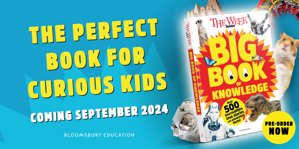 We're thrilled to reveal the cover for The Week Junior Big Book of Knowledge with @BloomsburyEd, out 26 September. Available for pre-order now.