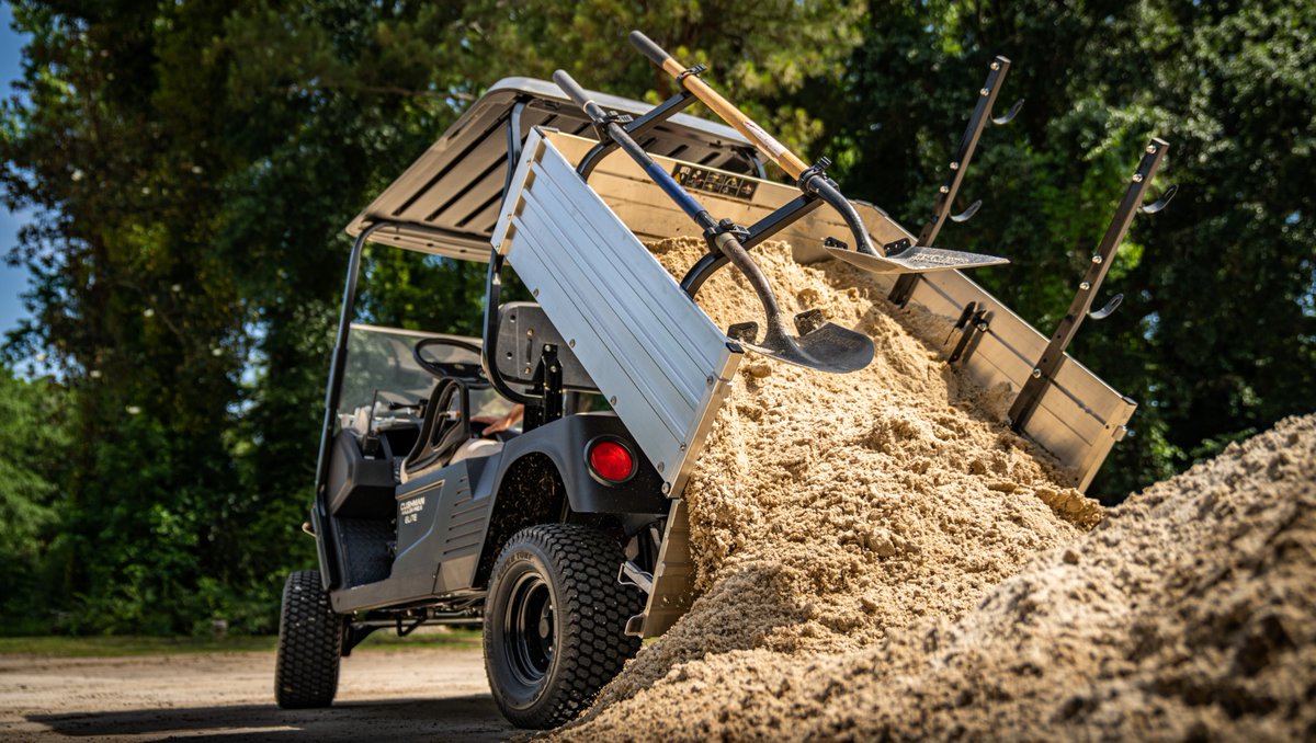 Ready to get your hands dirty? The Hauler PRO-X is. #Cushman #NeverBeOutworked