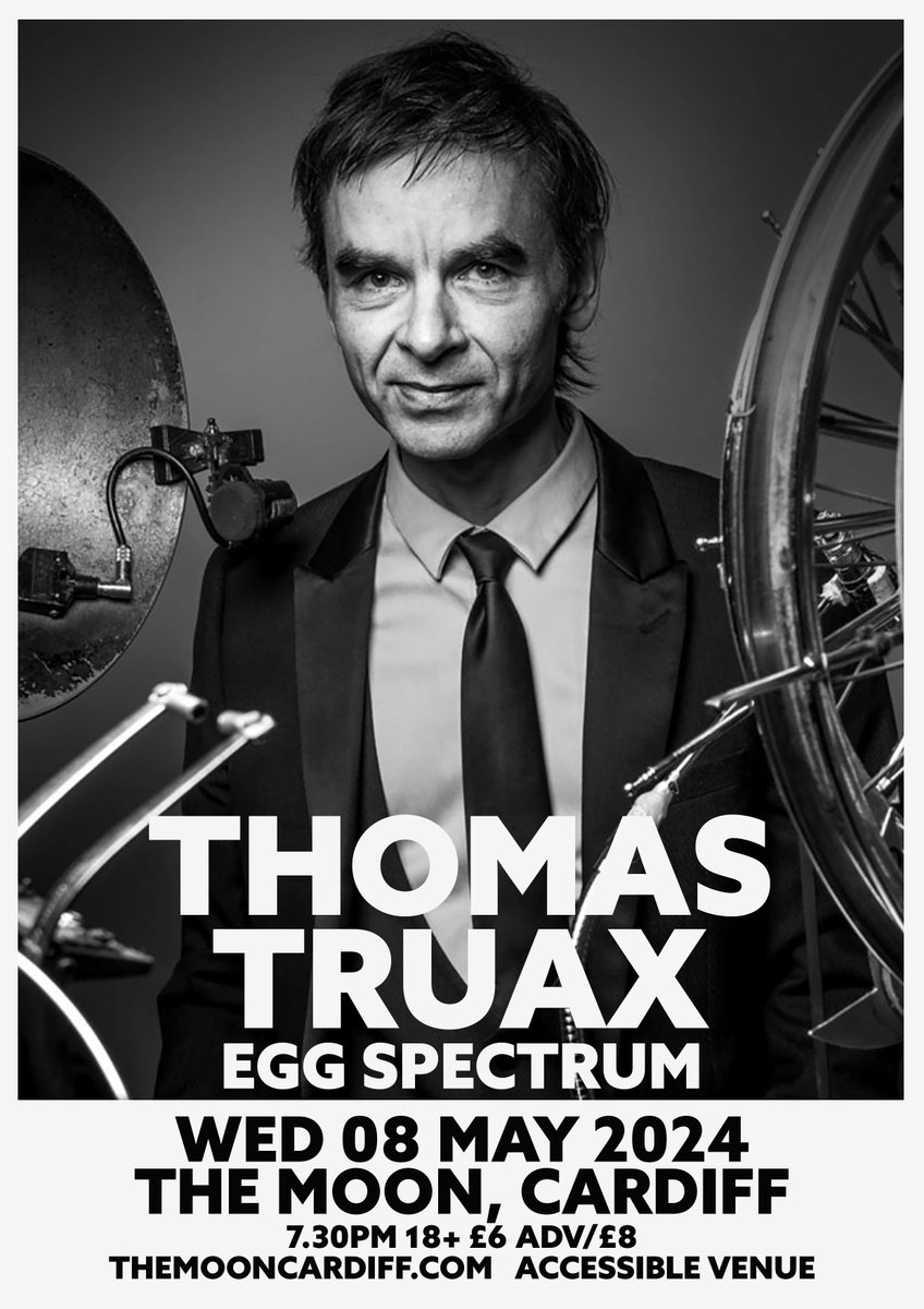Set times for tonight! 8pm EGG SPECTRUM 9pm THOMAS TRUAX £8 on the door (card or cash) from 7.30pm, see you there x