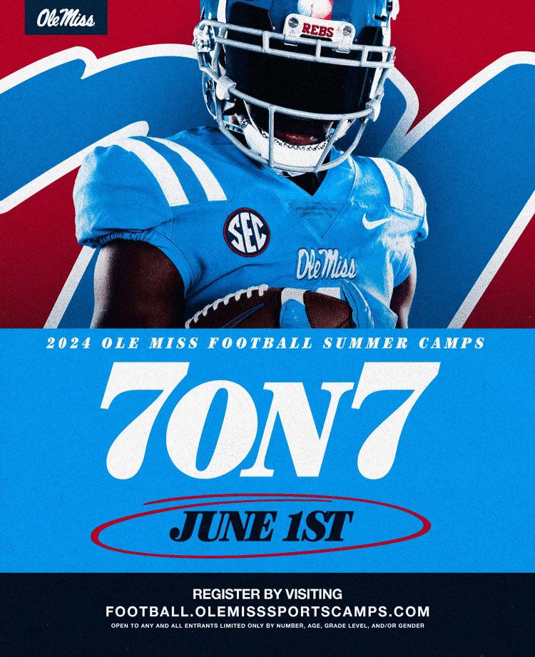 High School Coaches…. Here’s a great opportunity for your program to compete and grow as a team at our 7v7 camp on June 1st. Our staff is looking forward to evaluating prospects who can play within their scheme. If interested please reach out. We still have a few slots