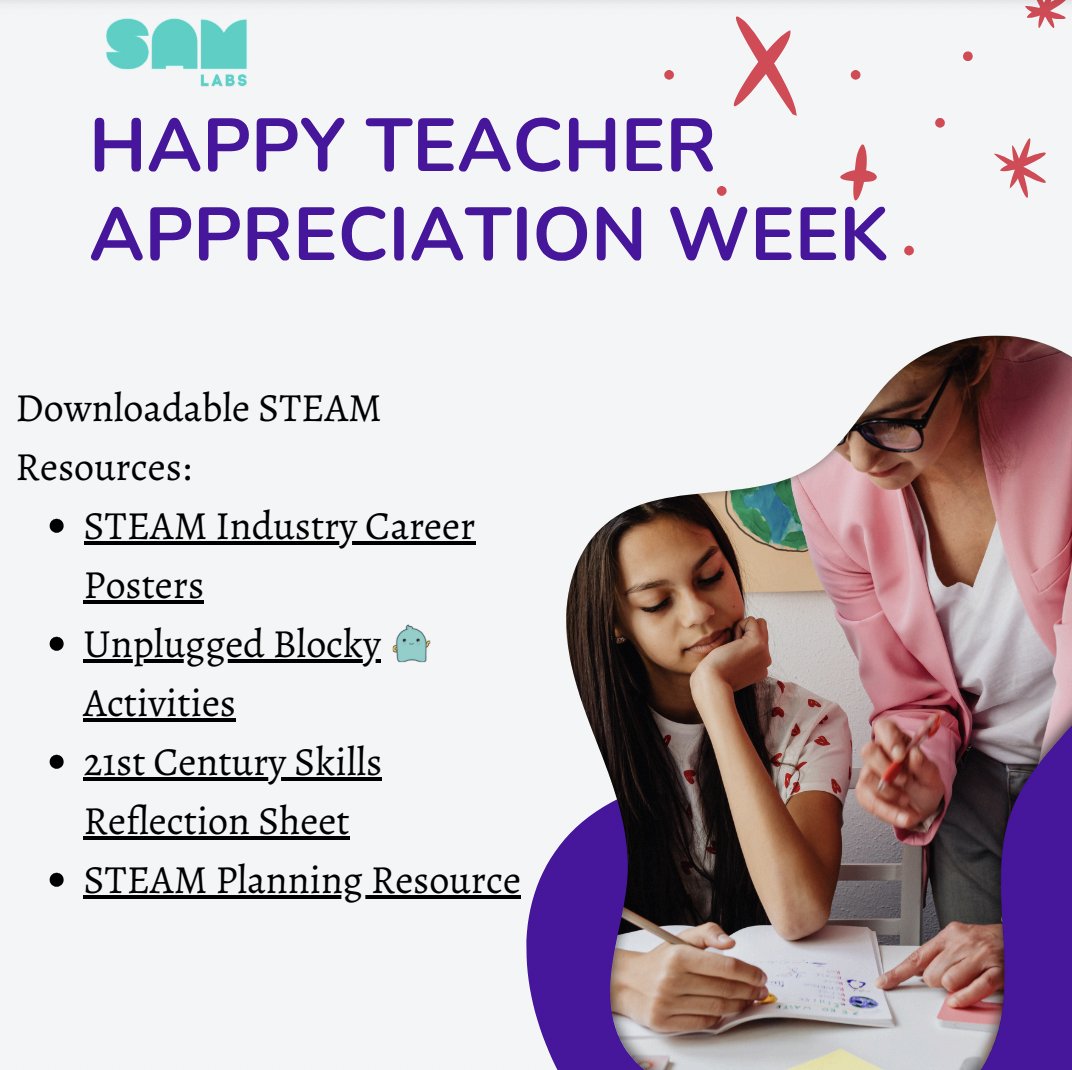 Teachers, thank you, for your relentless dedication and innovation in making STEM education both accessible and engaging for all learners! From STEAM & coding unplugged activities to STEAM writing prompts, download our free resources here ➡ lnkd.in/ghaH2ty9