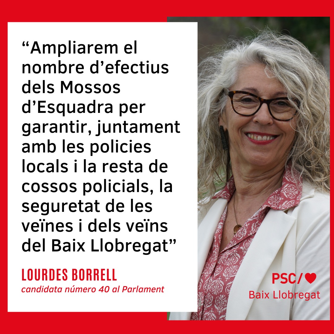 📄 Setè compromís electoral del @pscbaix per a les eleccions del #12M. 🌹Formula la proposta @BorrellSF, candidata número 40 de la llista de @socialistes_cat i alcaldessa de #SantFeliu. #IllaPresident #ForçaPerGovernar