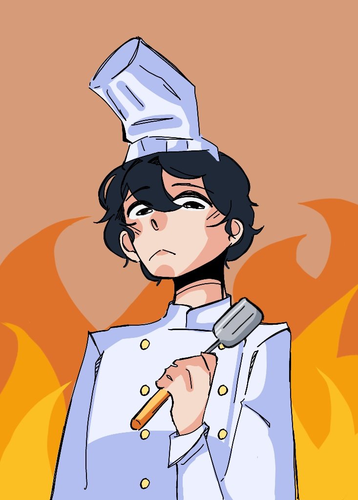 Can't find the time to draw abt ⭐'s backstory so have a cooking star instead #bfb