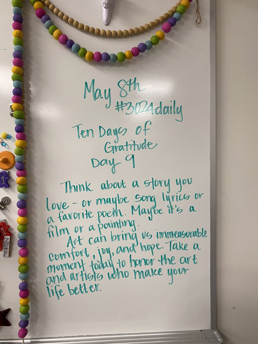 The art we love makes our lives infinitely better. Let’s take a moment to appreciate and throw out a silent (or LOUD) thank you to the artists and creators whose work touches our hearts. #3024daily