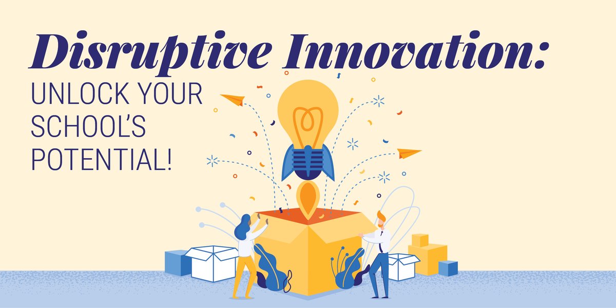 Disruptive Innovation: Unlock Your School’s Potential! — learn how disruptive thinking can unlock the potential of a school and transform the way teachers engage with each other and their students. May 10, 9 a.m.-Noon. Register today!ow.ly/iR5v50Rmly2