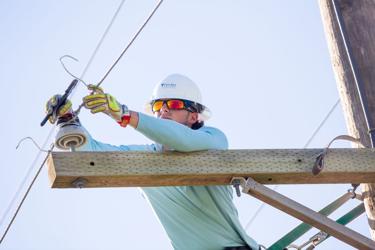 NOW ENROLLING! We are now taking applications for our 17th cohort of our Line Worker Program that begins July 1st. Visit fletcher.edu/programs/techn… for more information.