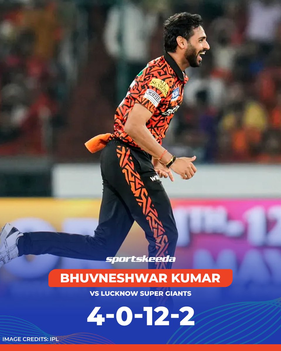 Bhuvi is back at his absolute best. ✨

#BhuvneshwarKumar #SRHvLSG #IPL2024