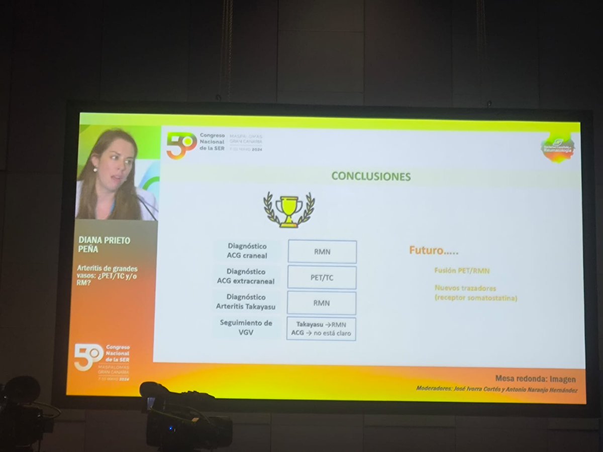 #SER2024

🎯 El debate de PET/TC vs RM para las vasculitis de gran vaso… ¿cuándo nos decantamos por cada una?
🎯 ¿Por qué elegir cuando podemos tener ambos? ¿Qué nos depara el futuro con el PET/RM? 

La Dra Prieto Peña de <a href="/ReumaValdecilla/">Reumatología Valdecilla</a> nos da respuesta a estas preguntas.
