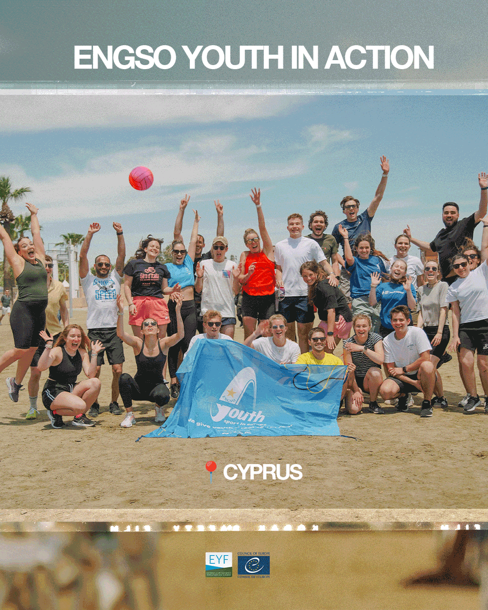Sometimes you have to shake the table (for #youth). 🌪️⁠
⁠
Youth in action 🏋🏽‍♀️ kicked off today, in 📍Larnaca, Cyprus 🇨🇾. We started with teambuilding sports activities which introduced ENGSO Youth, and the upcoming activity to the participants. #eyfcoe