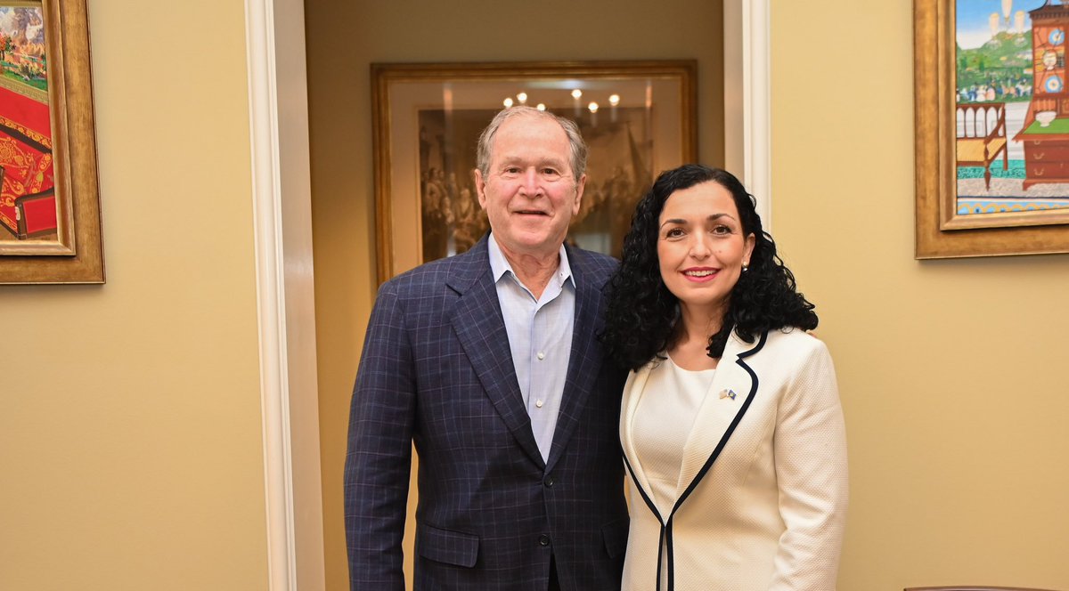 'Enough is enough. Kosovo is independent,' were the historic words from President George W. Bush in 2007, etching a firm affirmation of Kosovo's right to independence in the annals of history. It was an honor to meet with President Bush, a staunch champion for the Republic of…