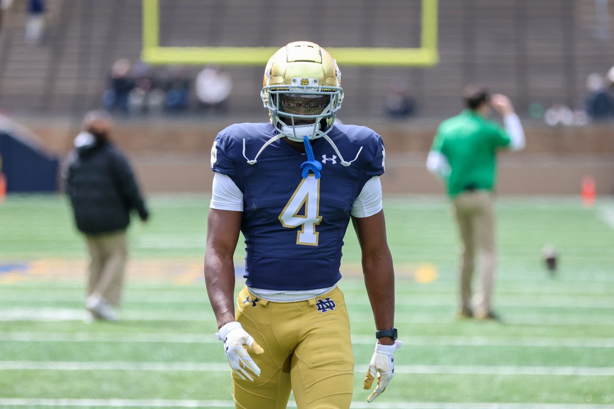 The Notre Dame running back room is loaded even without Audric Estimé. Here's what we learned about the unit in spring practice, from @tbhorka: on3.com/teams/notre-da…