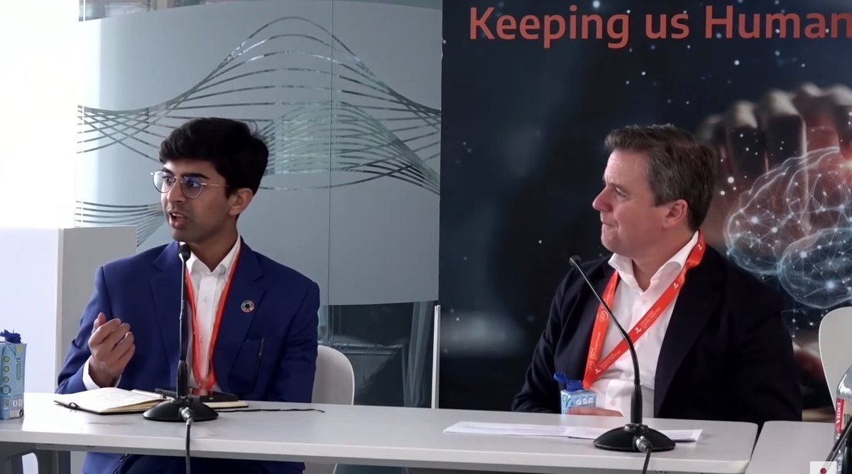 <a href="/UNESCO/">UNESCO 🏛️ #Education #Sciences #Culture 🇺🇳</a> <a href="/MagdalenaBrier/">Magdalena Brier</a> <a href="/EspacioOEI/">OEI</a> <a href="/ZJunjunia/">Zubair Junjunia</a> (founder: <a href="/ZNotesRevision/">ZNotes</a>) delved into globalization, highlighting AI's role in connecting individuals globally. He drew parallels between how Gen Z travels today, facilitated by intelligent algorithms. 🔝

#EducationTransforms #GEFMadrid2024