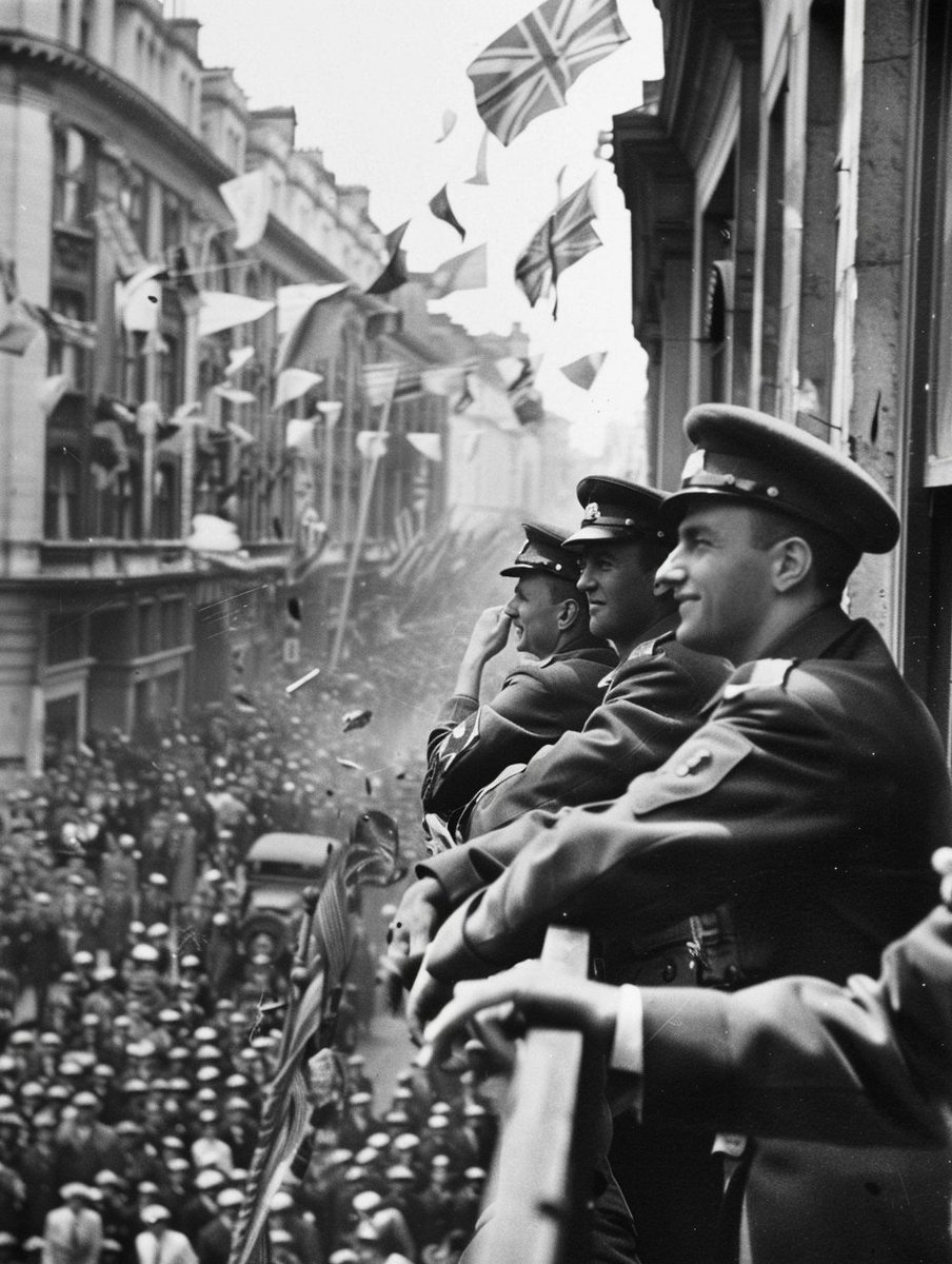 On This Day May 8, 1945 - A long-awaited day of triumph and relief swept across the war-weary nations of Great Britain and the United States, as Victory in Europe Day marked the end of nearly six years of brutal conflict against the forces of Nazi Germany during World War II.
