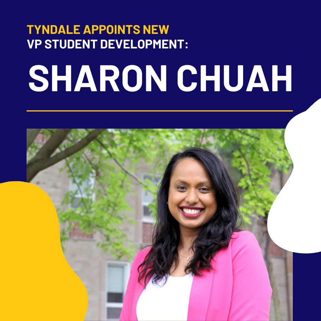 Exciting news! Sharon Chuah appointed VP, Student Development at Tyndale starting July 1, 2024. Dr. Marjory Kerr welcomes her passion for student support and commitment to Tyndale’s mission. Learn more: bit.ly/4abDD1u