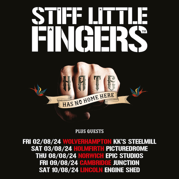 Surprise! We've added some UK club gigs around our August Rebellion Festival appearance and our Irish shows. We hope to see you in Wolverhampton, Holmfirth, Norwich, Cambridge, and Lincoln. Get all the details and ticket links at slf.rocks